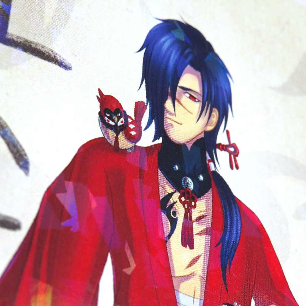 KOUJAKU - DRAMAtical Murder Premium Holographic Art Print by TreeColours