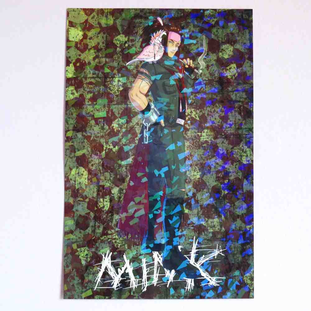 mink art fan art print holographic tori lulakan dramatical murder dmmd treecolours