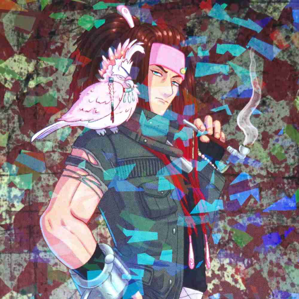 mink art fan art print holographic tori lulakan dramatical murder dmmd treecolours