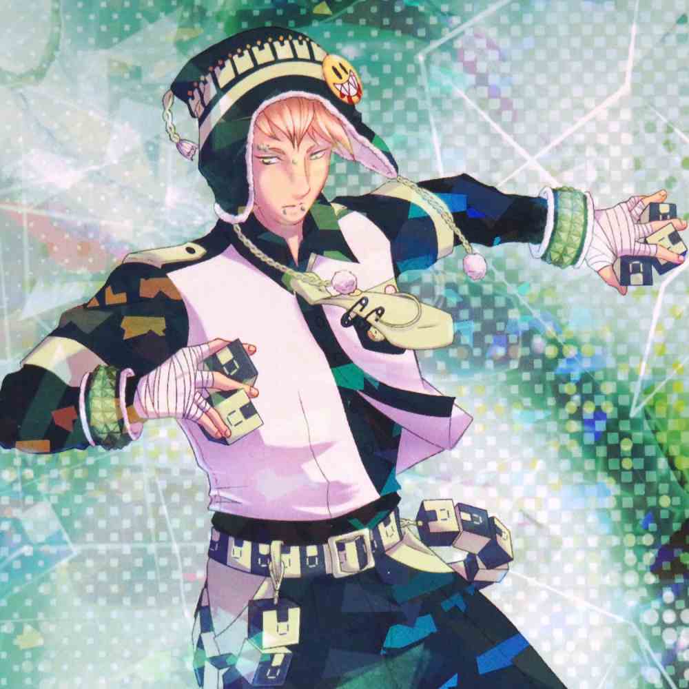 NOIZ - DRAMAtical Murder Premium Holographic Art Print by TreeColours